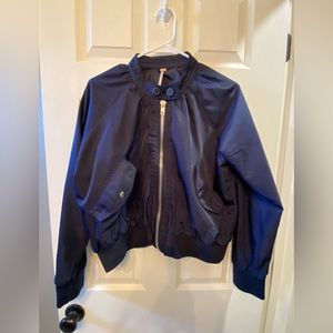Free people satin jacket